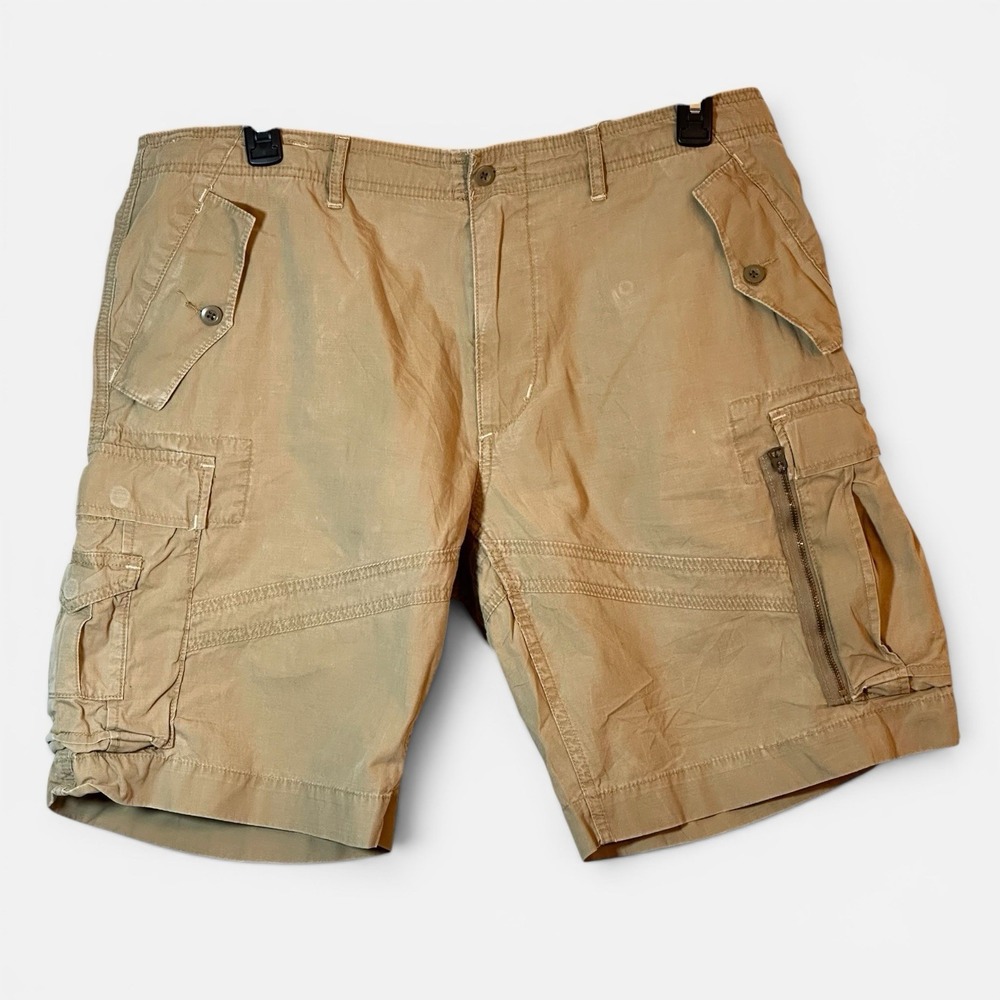 Vintage 90s Polo Ralph Lauren Mans Cargo Surplus Fit Shorts RL-067 Size 38